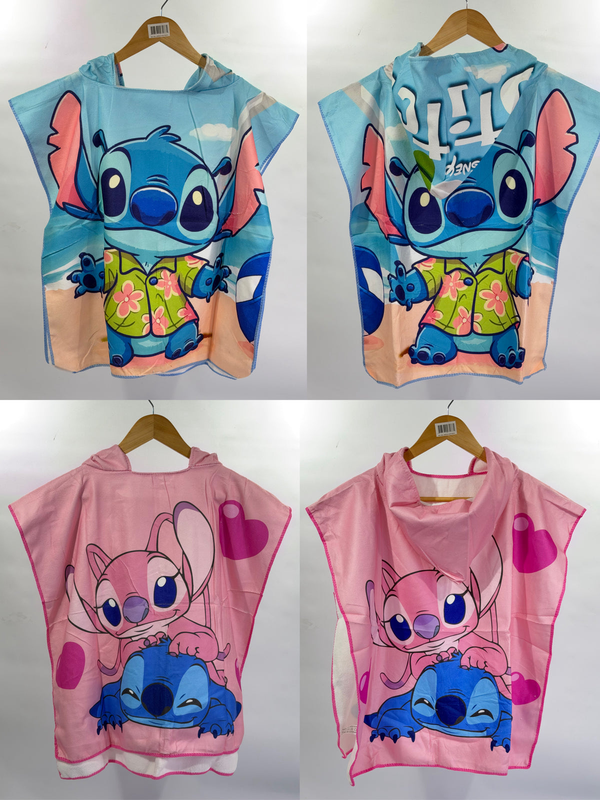 TOALLA PONCHO INFANTIL CON CAPUCHA