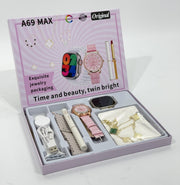 SET RELOJ SMARTWATCH CON ACCESORIOS PARA MAMÁ
