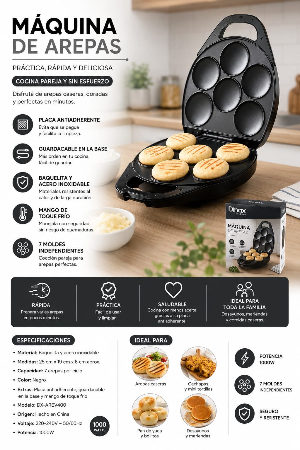 MAQUINA DE AREPAS