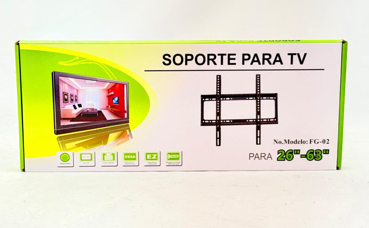 SOPORTE FIJO PARA TV 26” - 63”