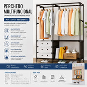 PERCHERO ORGANIZADOR MULTIFUNCIONAL