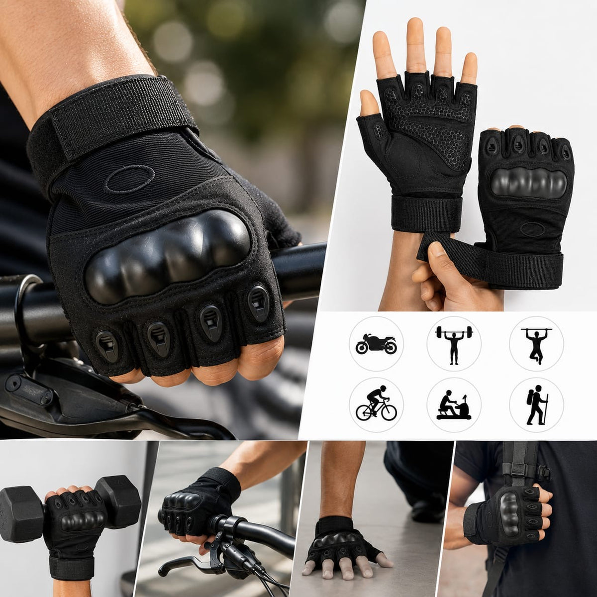 GUANTES TACTICOS MEDIP DEDO
