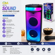 PARLANTE TORRE DE SONIDO 10X2” OM