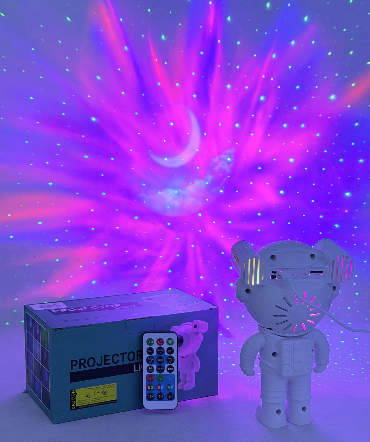 PROYECTOR ASTRONAUTA CON PARLANTE