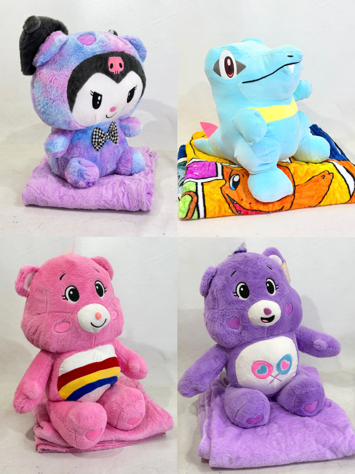 PELUCHE CON MANTA | DISEÑO POKEMON Y OSITOS CARIÑOSITOS