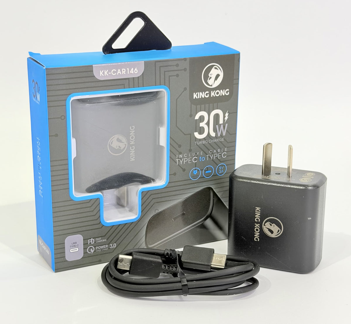 CARGADOR CARGA RAPIDA TIPO C 30W