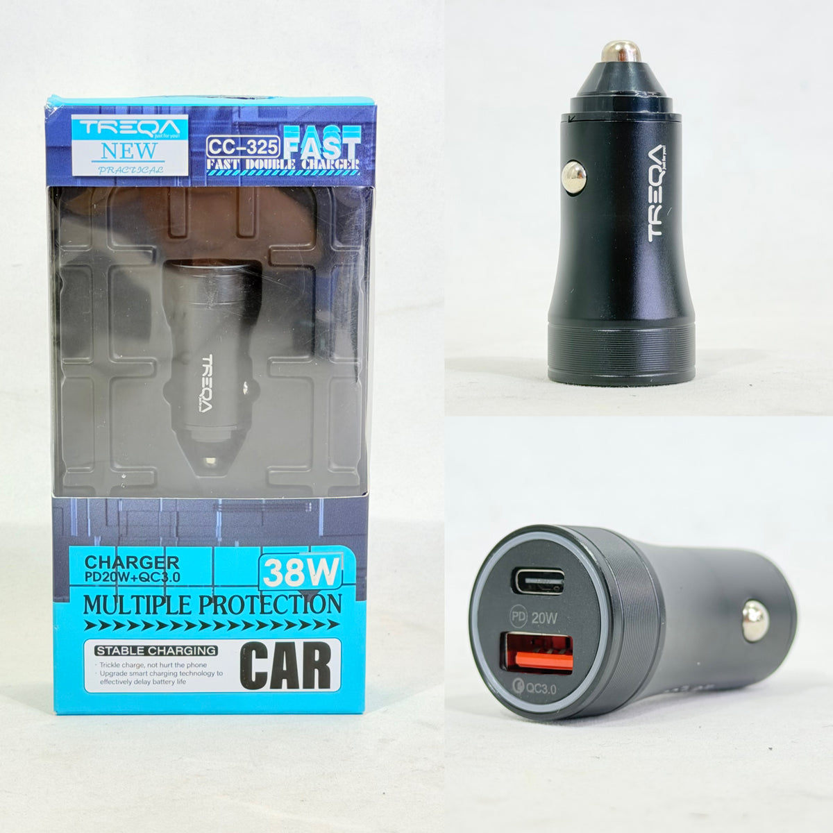 CARGADOR RÁPIDO PARA AUTO
