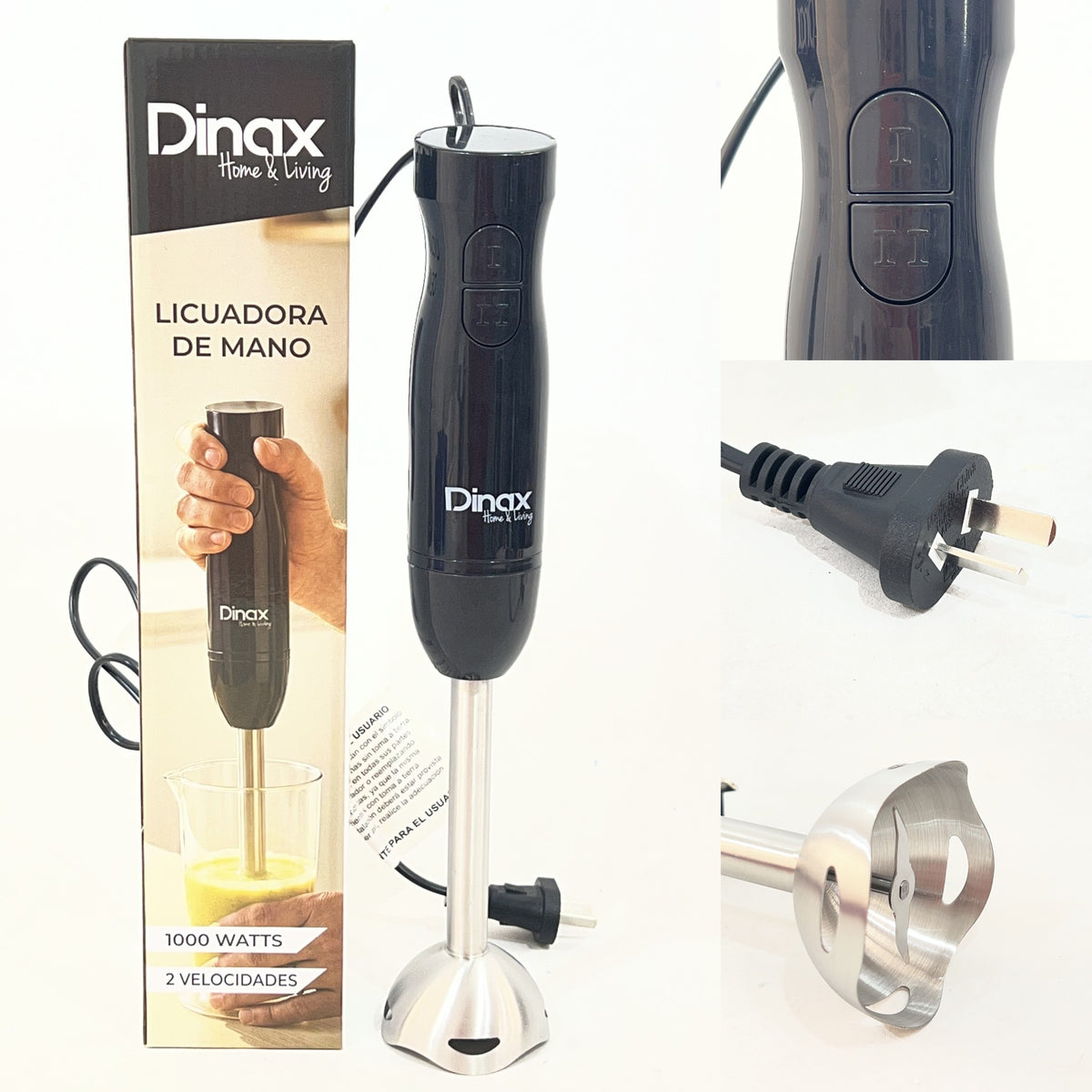LICUADORA DE MANO DINAX 1000W