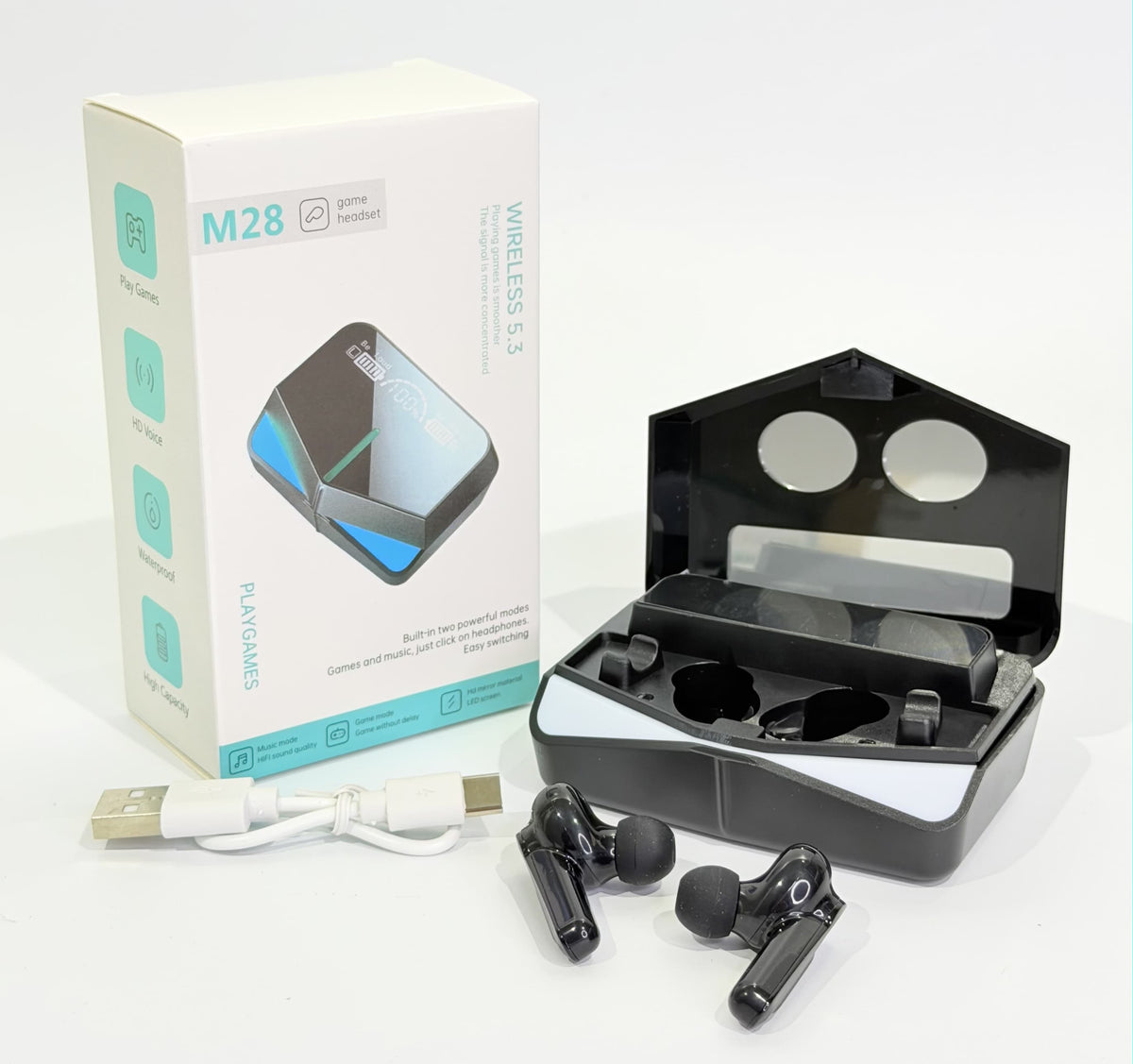 AURICULARES INALAMBRICOS GAMER M28 5.3