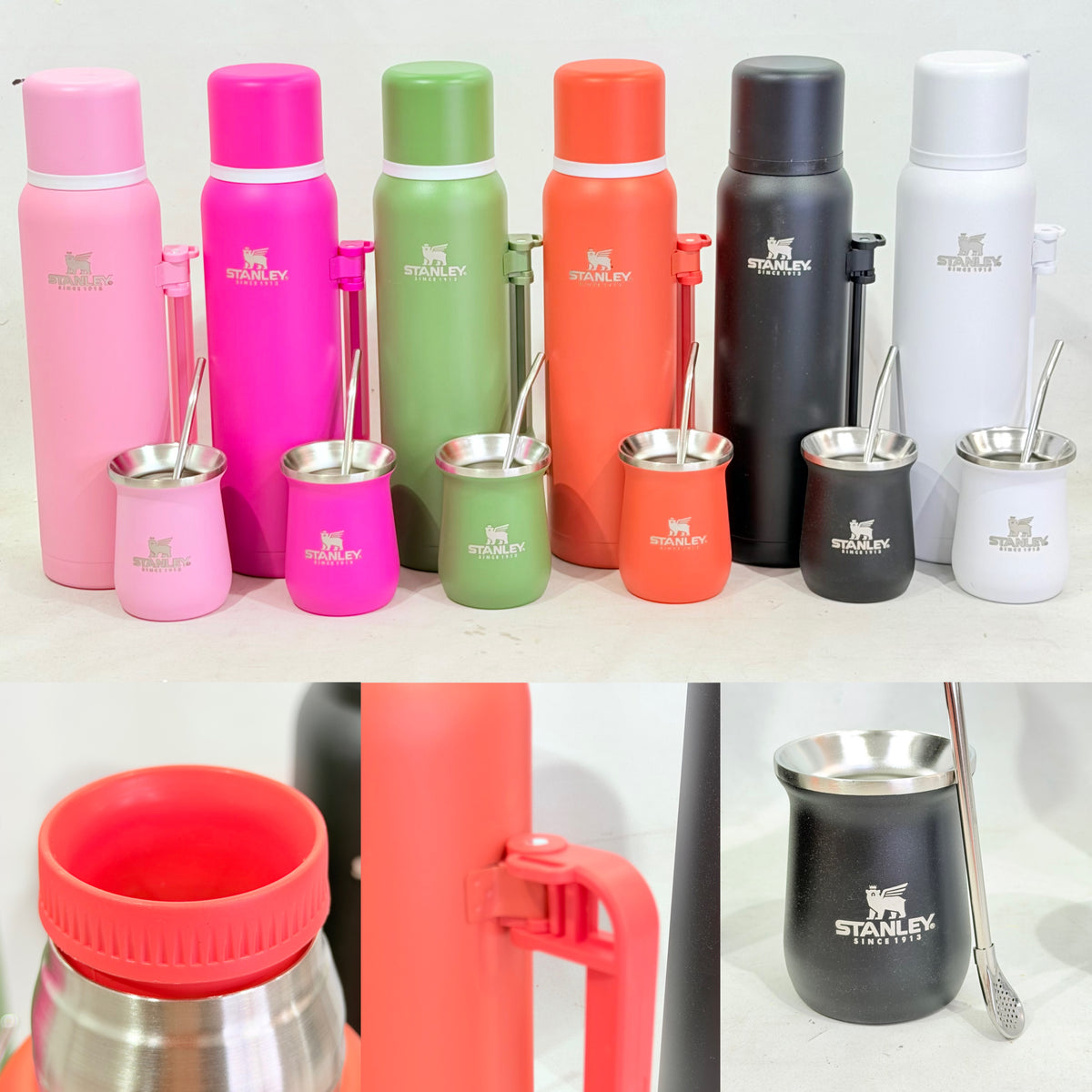 SET DE TERMO + MATE CON BOMBILLA