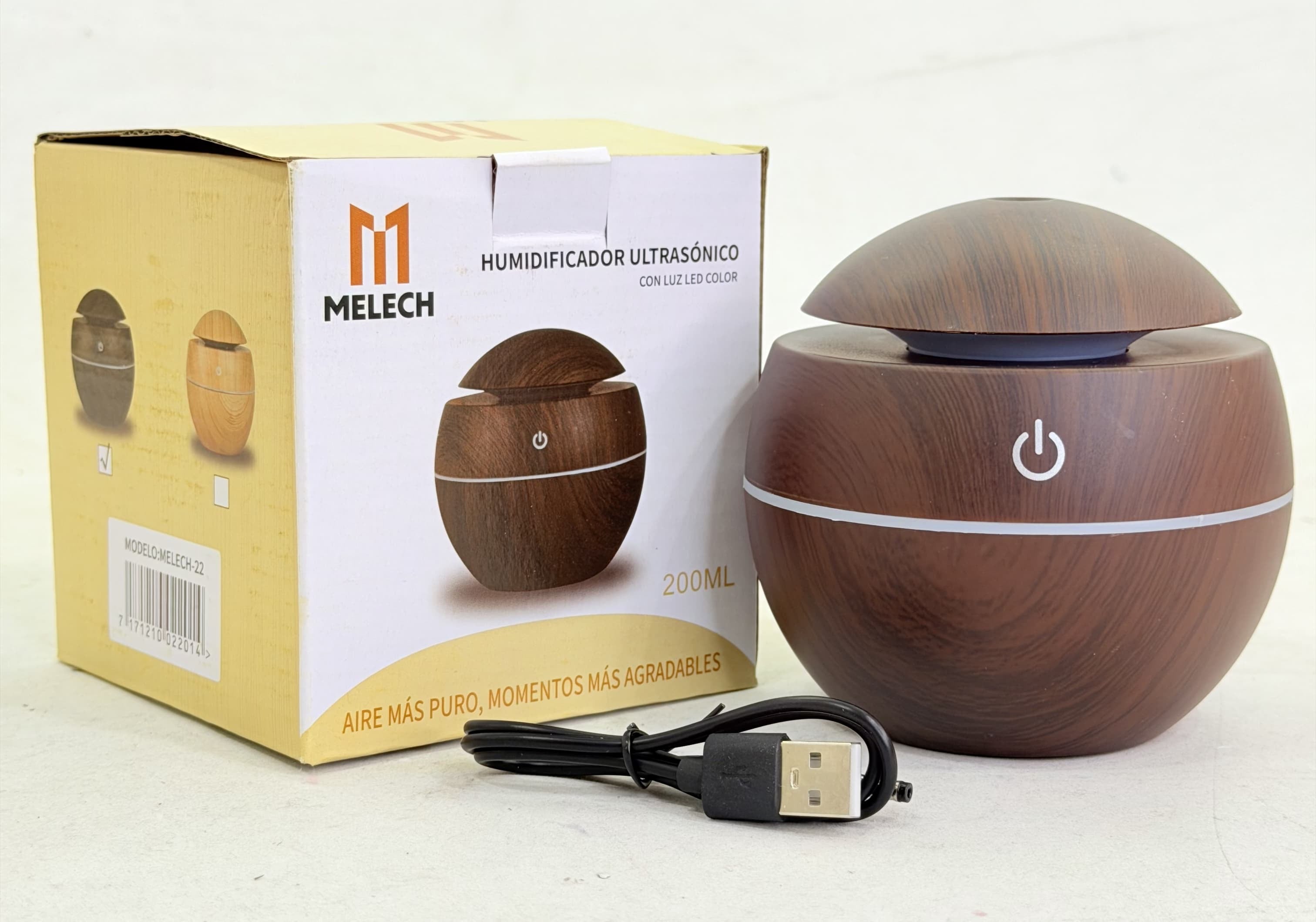 HUMIFICADOR BOLITA AMADERADO