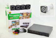KIT DE CAMARAS DE SEGURIDAD X4 CCTV FULL HD 1080P