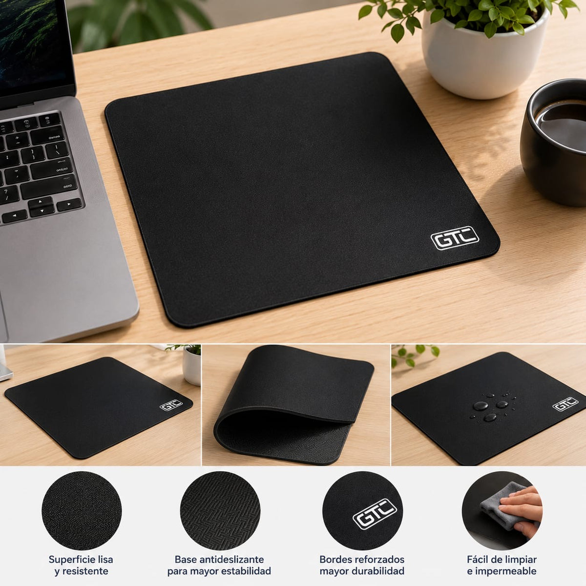 MOUSE PAD GTC ANTIDESLIZANTE