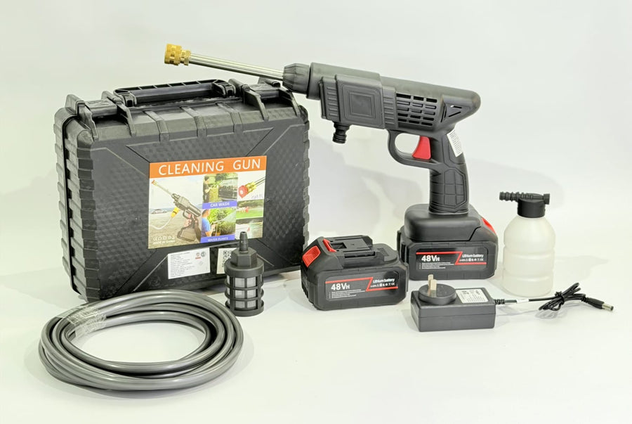 HIDROLAVADORA PORTATIL RECARGABLE 48V | DOBLE BATERIA