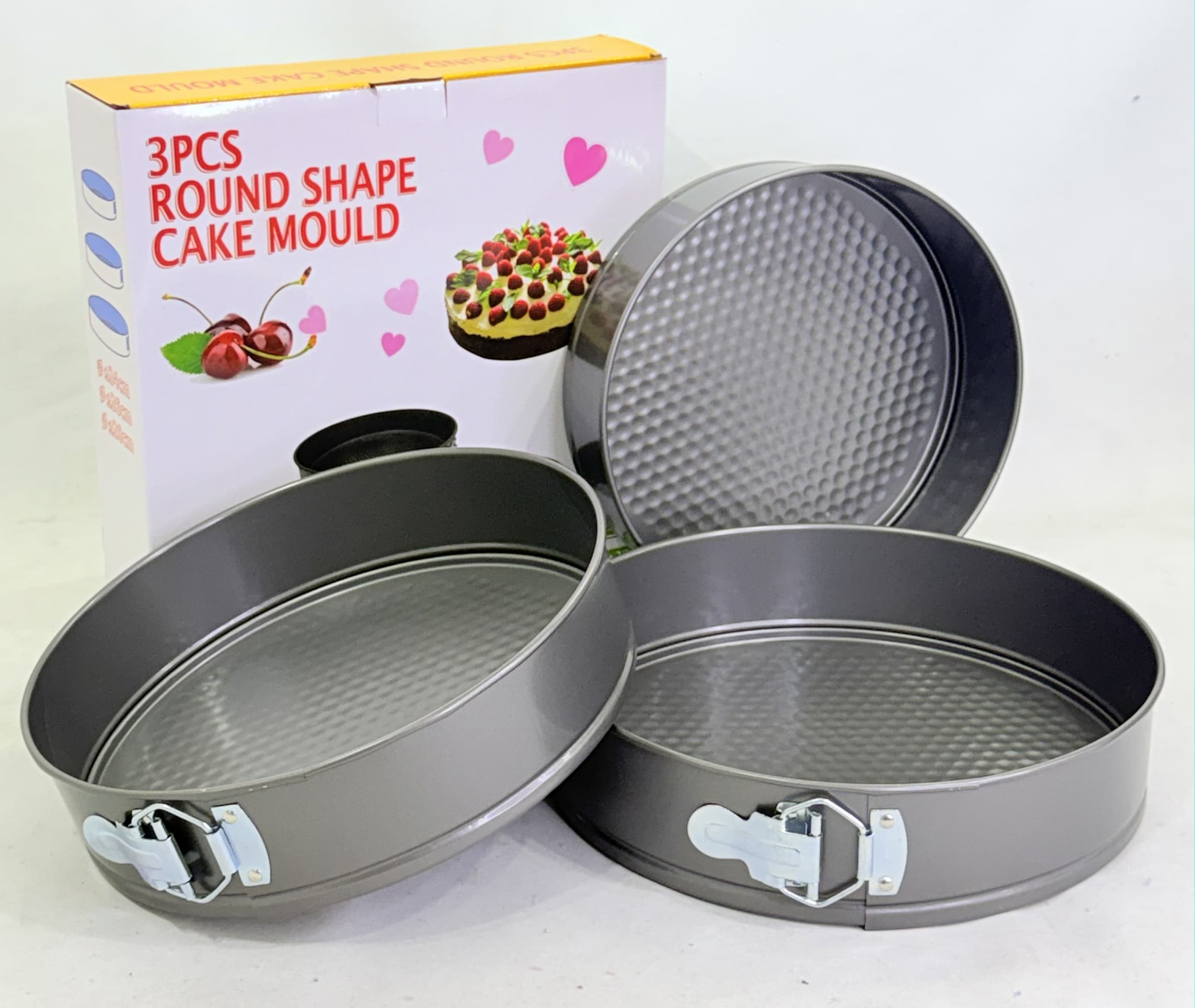 SET DE MOLDES REDONDOS DESMONTABLES 3 PCS