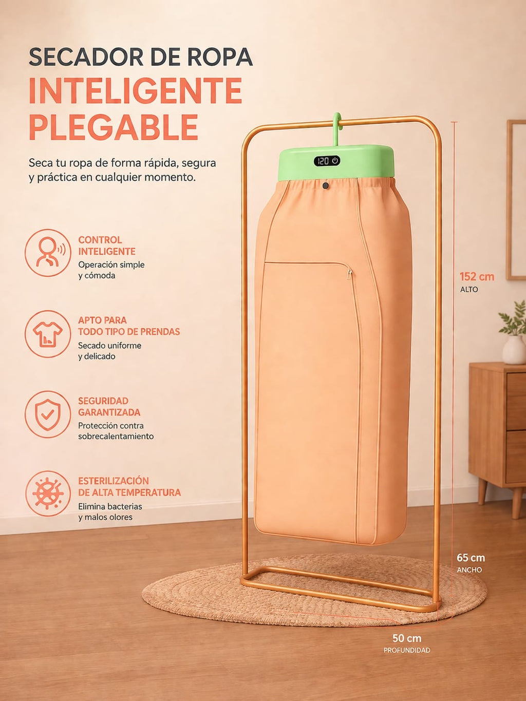 SECADOR DE ROPA PLEGABLE
