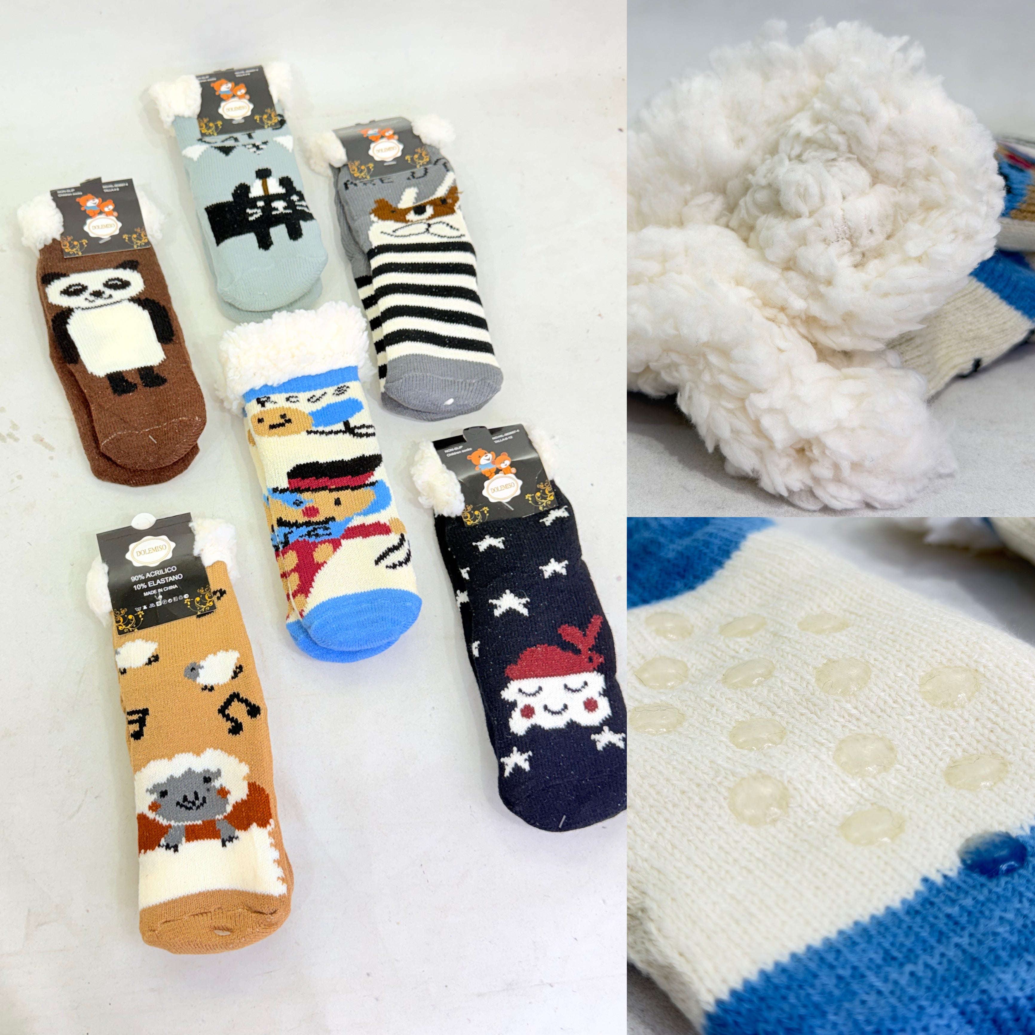 PANTUMEDIAS CON DISEÑO INFANTIL CON ANTIDESLIZANTE