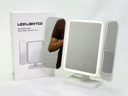 ESPEJO TOCADOR LED MULTILUZ RECARGABLE