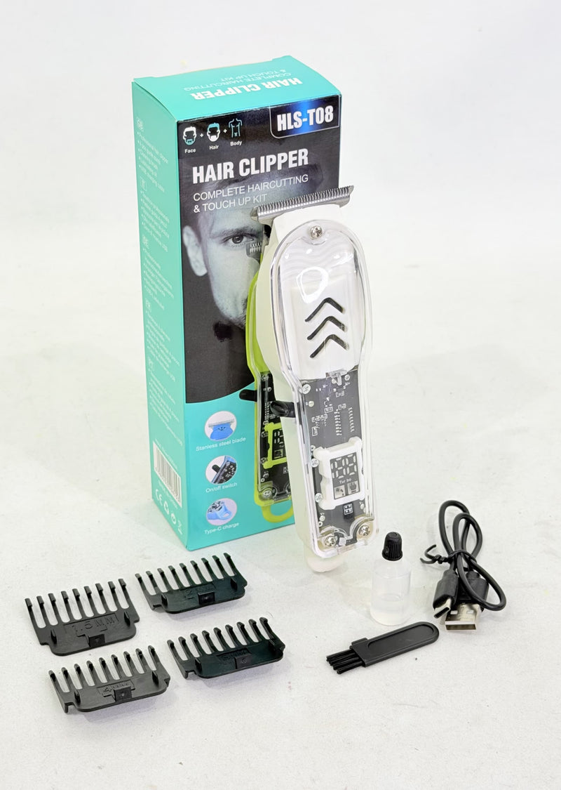 MAQUINA DE CORTAR PELO PREMIUM TRASPARENTE