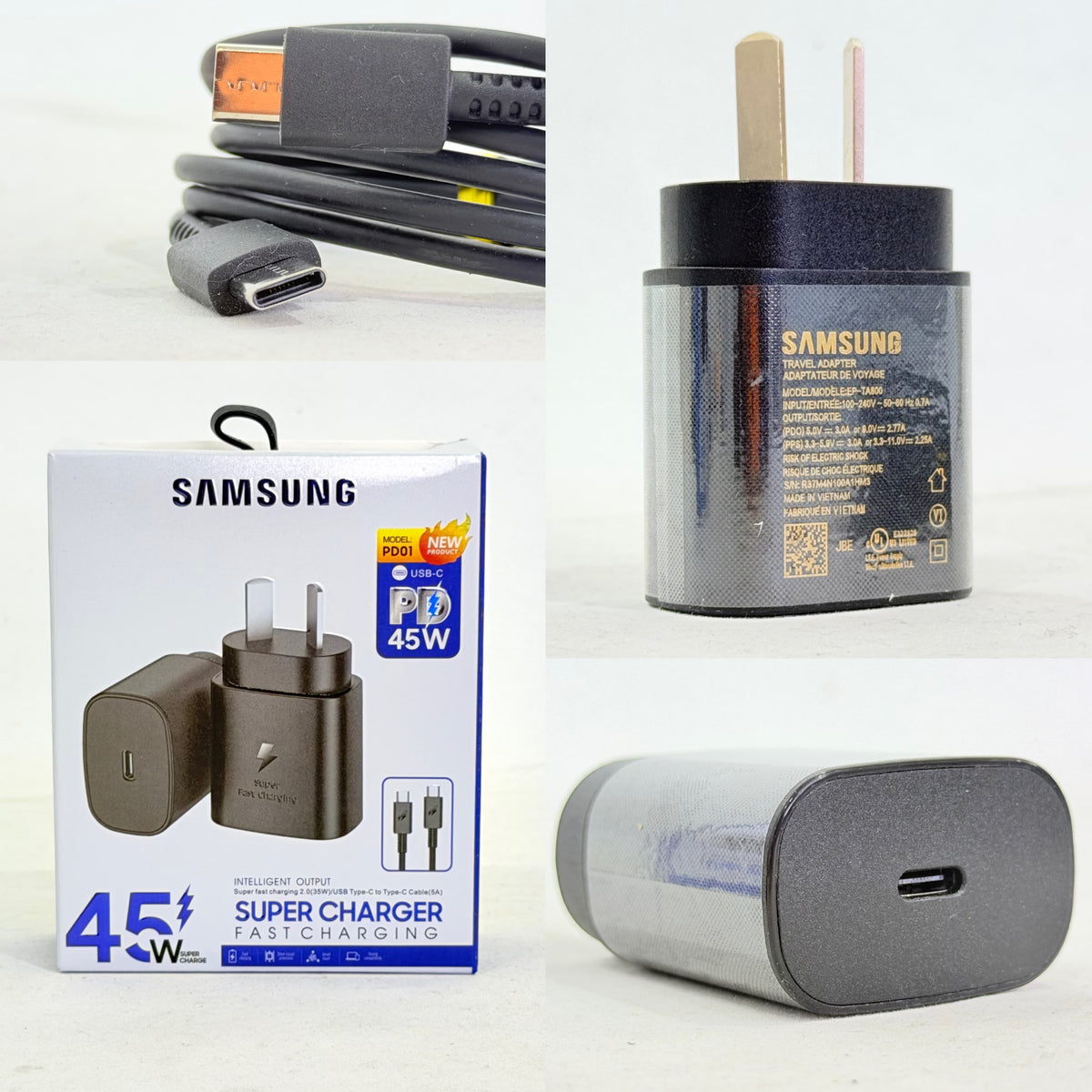 CARGADOR CARGA RÁPIDO 45W USB-C | CARGA SUPER FAST