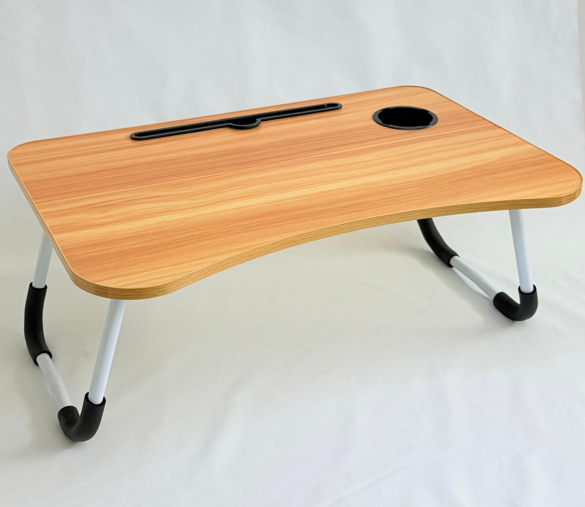 MESA DESAYUNADORA PLEGABLE PORTA VASO