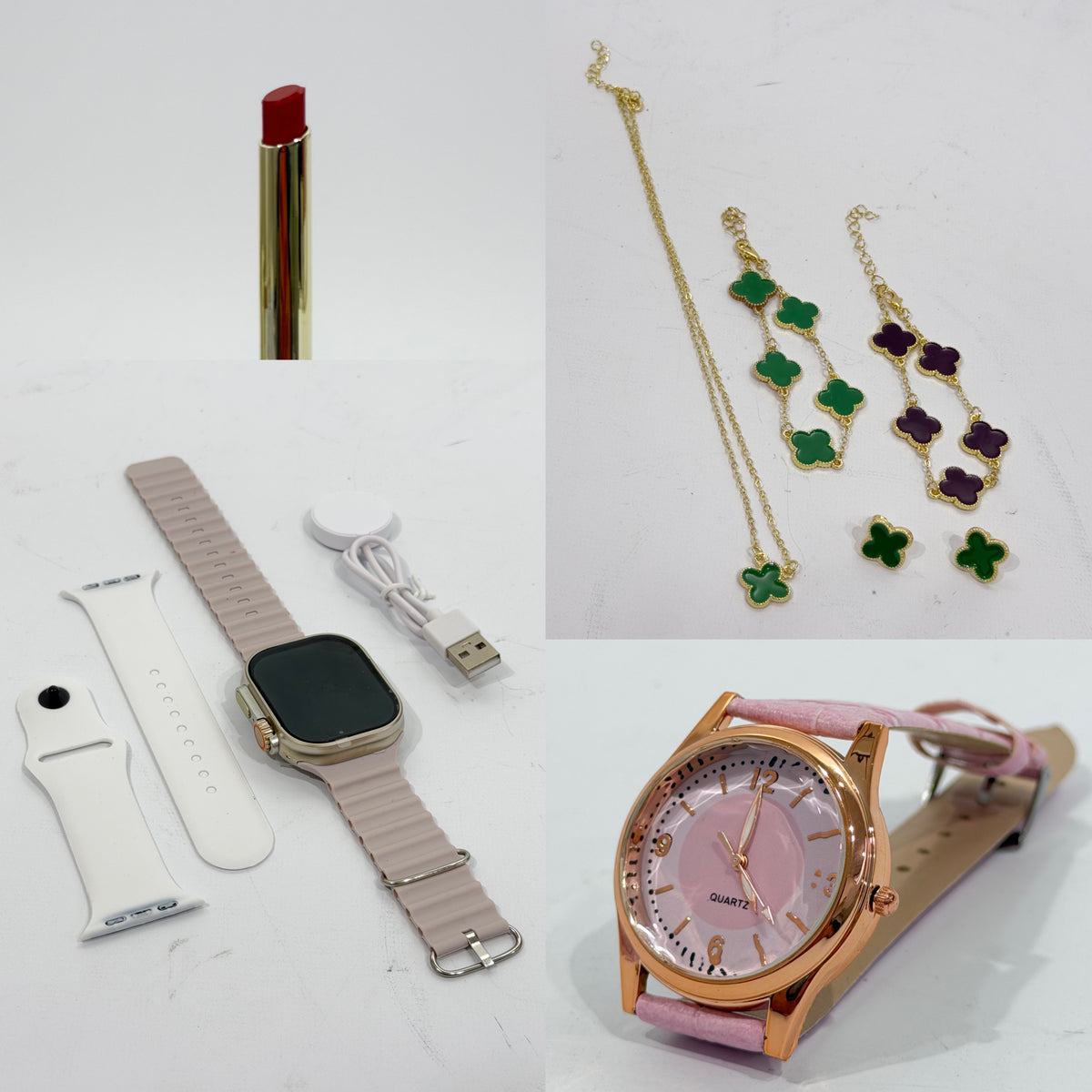 SET RELOJ SMARTWATCH CON ACCESORIOS PARA MAMÁ