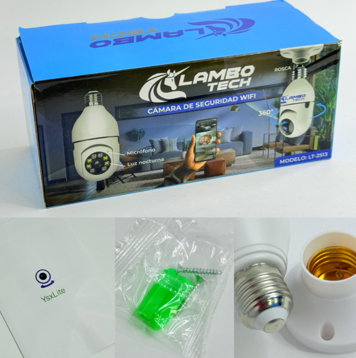 CÁMARA FOCO DE SEGURIDAD WIFI LAMBO TECH – MODELO LT-2513