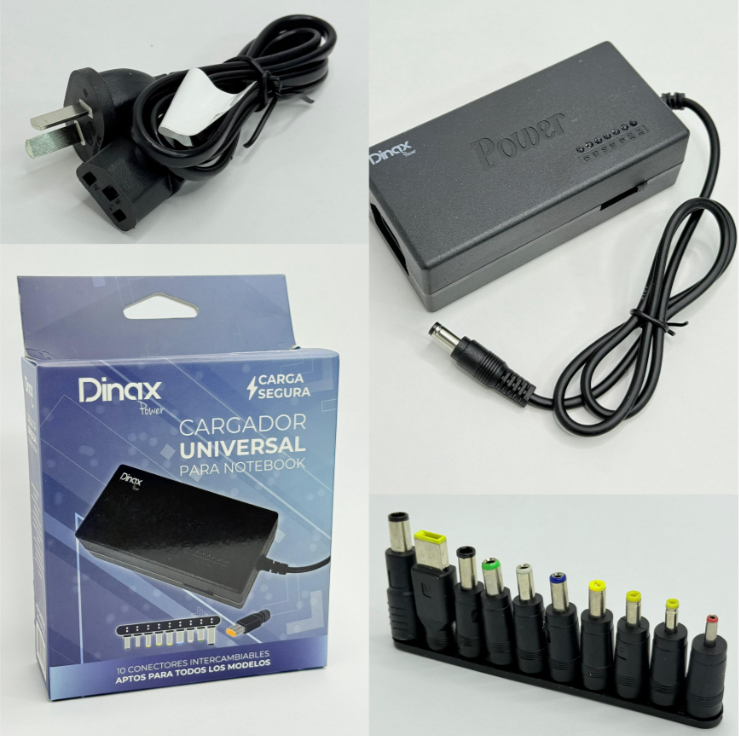CARGADOR UNIVERSAL DE NOTEBOOK