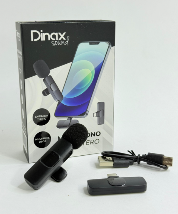 MICRÓFONO CORBATERO DINAX – ENTRADA TIPO C
