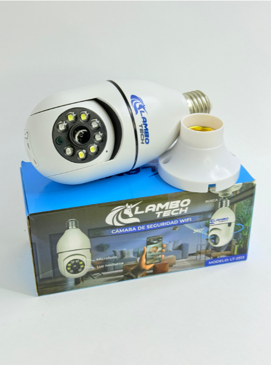 CÁMARA FOCO DE SEGURIDAD WIFI LAMBO TECH – MODELO LT-2513