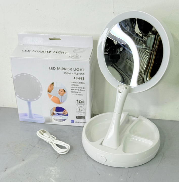 ESPEJO LED CON ORGANIZADOR