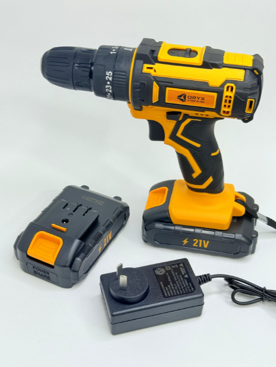TALADRO ROTOPERCUTOR INALÁMBRICO ORYX– 21V