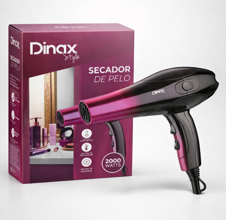 SECADOR DE PELO DINAX - 2000W
