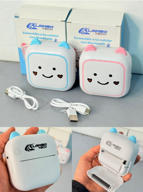 MINI IMPRESORA PORTATIL RECARGABLE