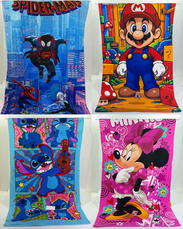 TOALLÓN INFANTIL ESTAMPADO