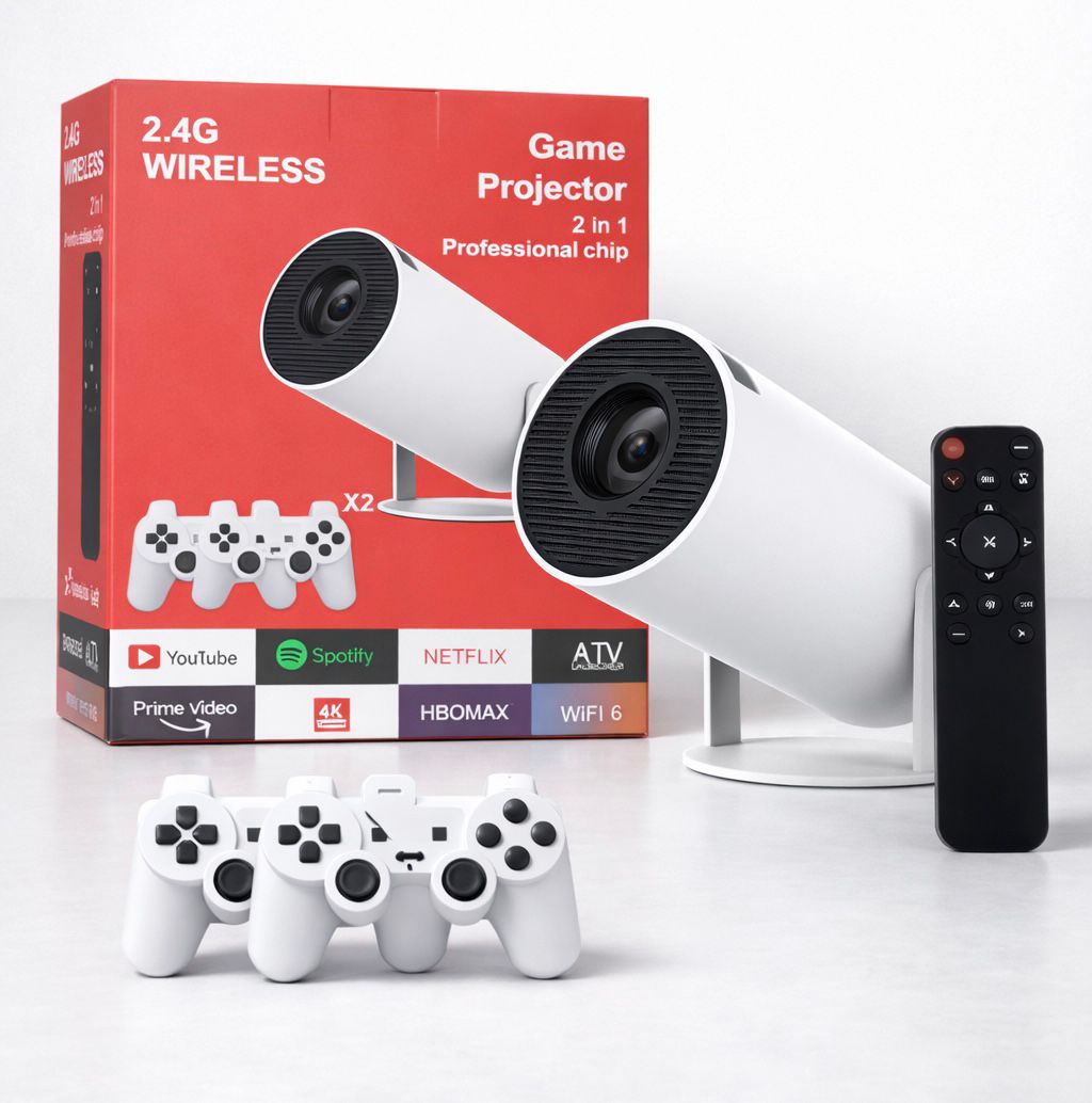 PROYECTOR DE IMAGEN CON 2 JOYSTICK TOMATE