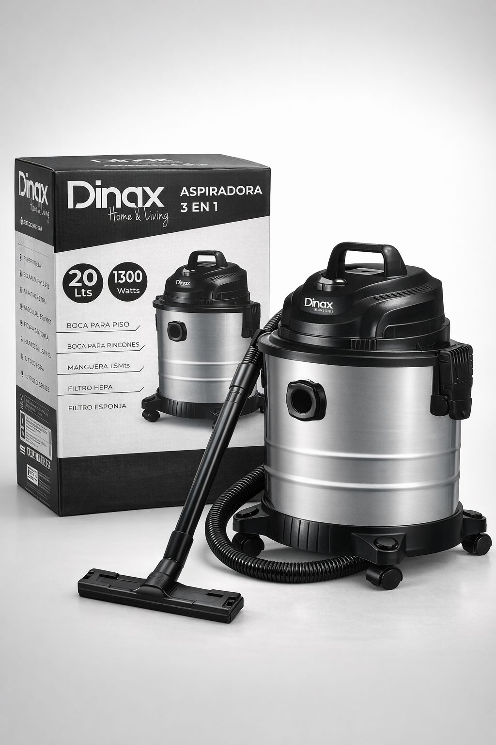 ASPIRADORA DINAX 20 LTS 3 EN 1