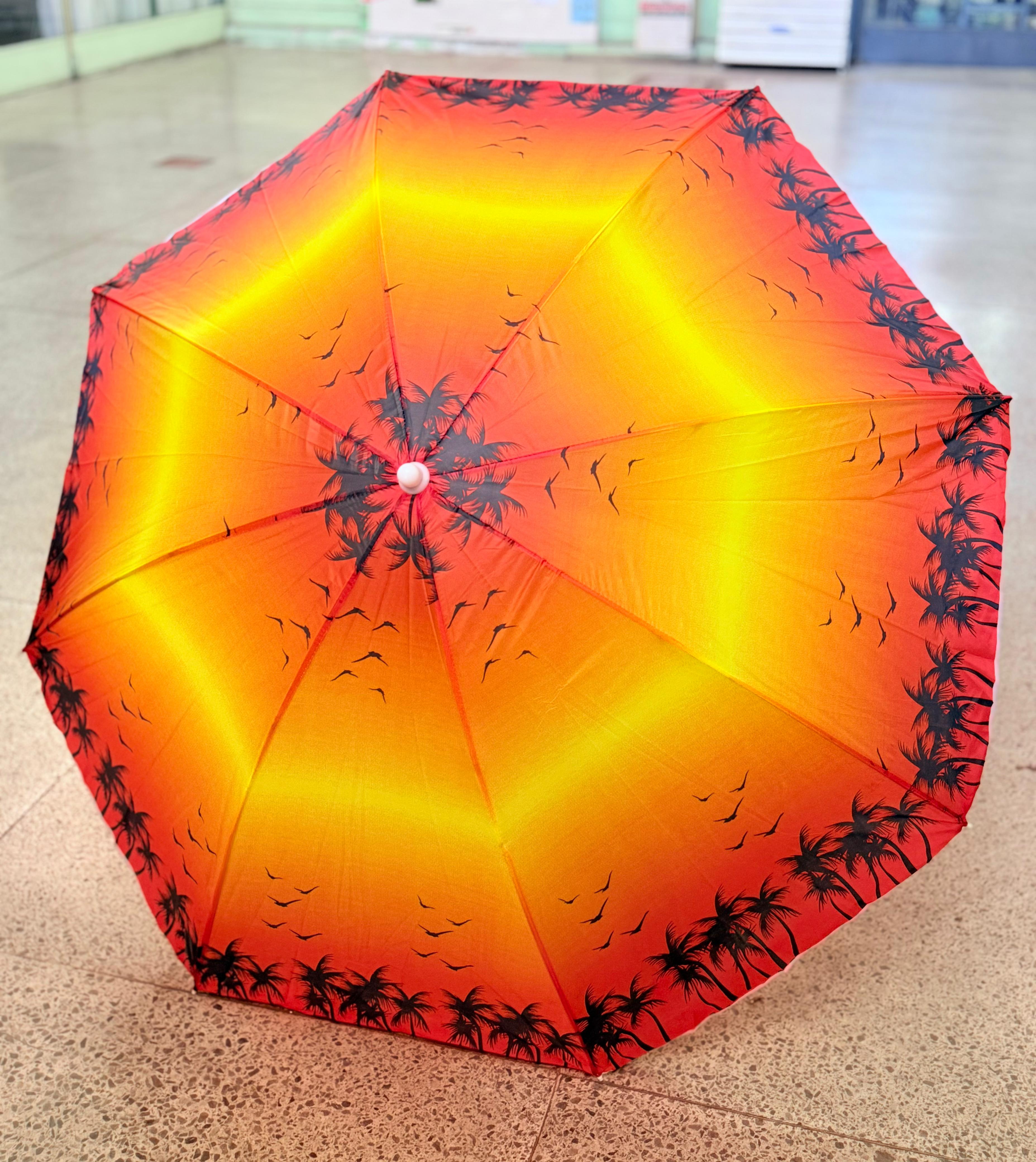 SOMBRILLA DE PLAYA ESTAMPADAS