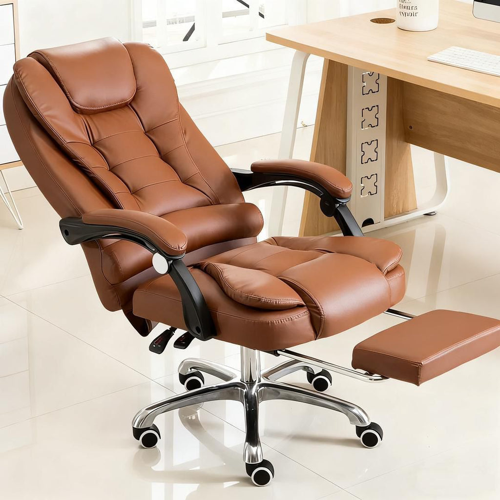 SILLA EJECUTIVA CUERO PREMIUM | COD:808F