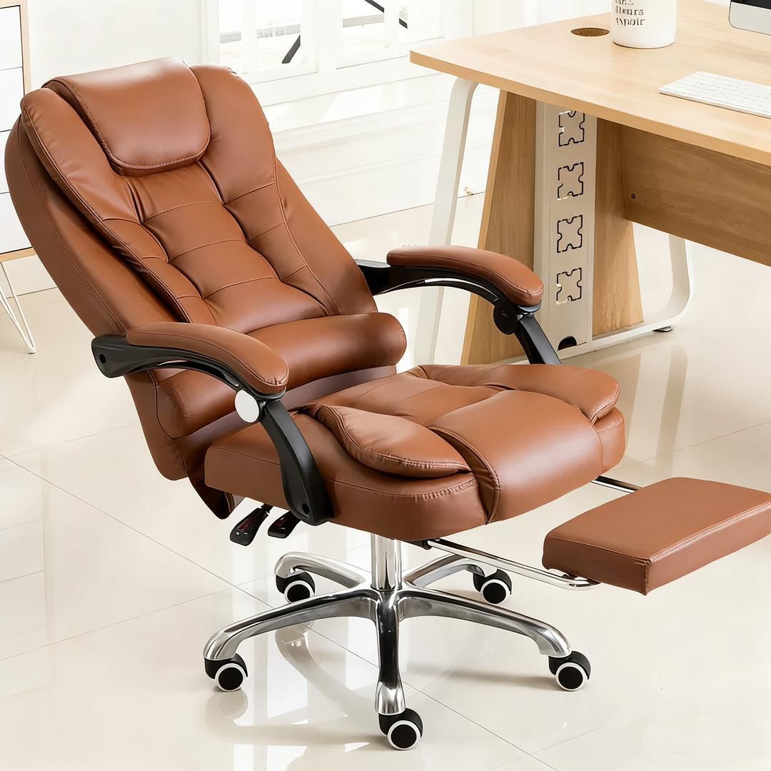 SILLA EJECUTIVA CUERO PREMIUM | COD:808F