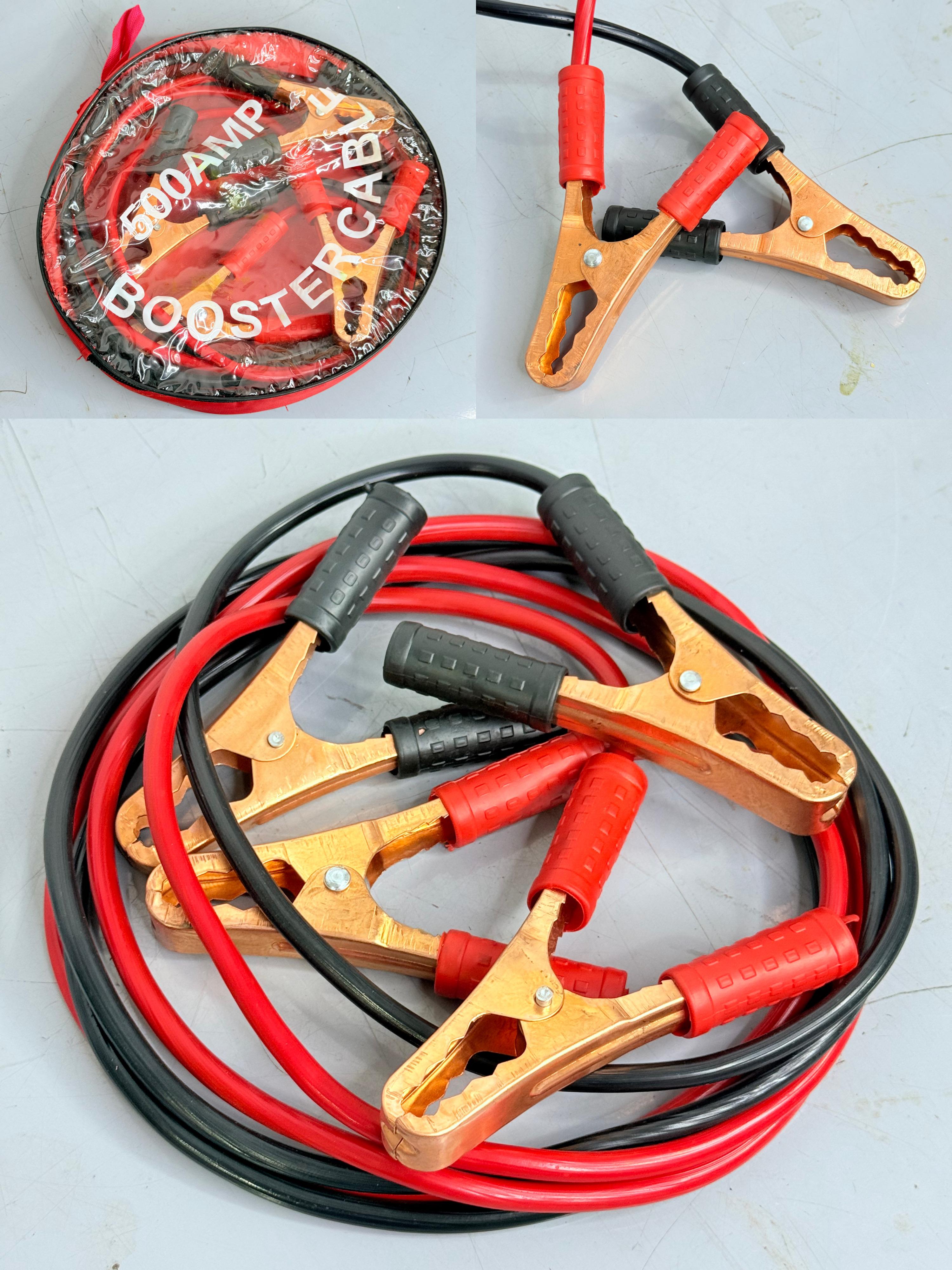 CABLES AUXILIARES / PUENTE DE ARRANQUE 500 AMP