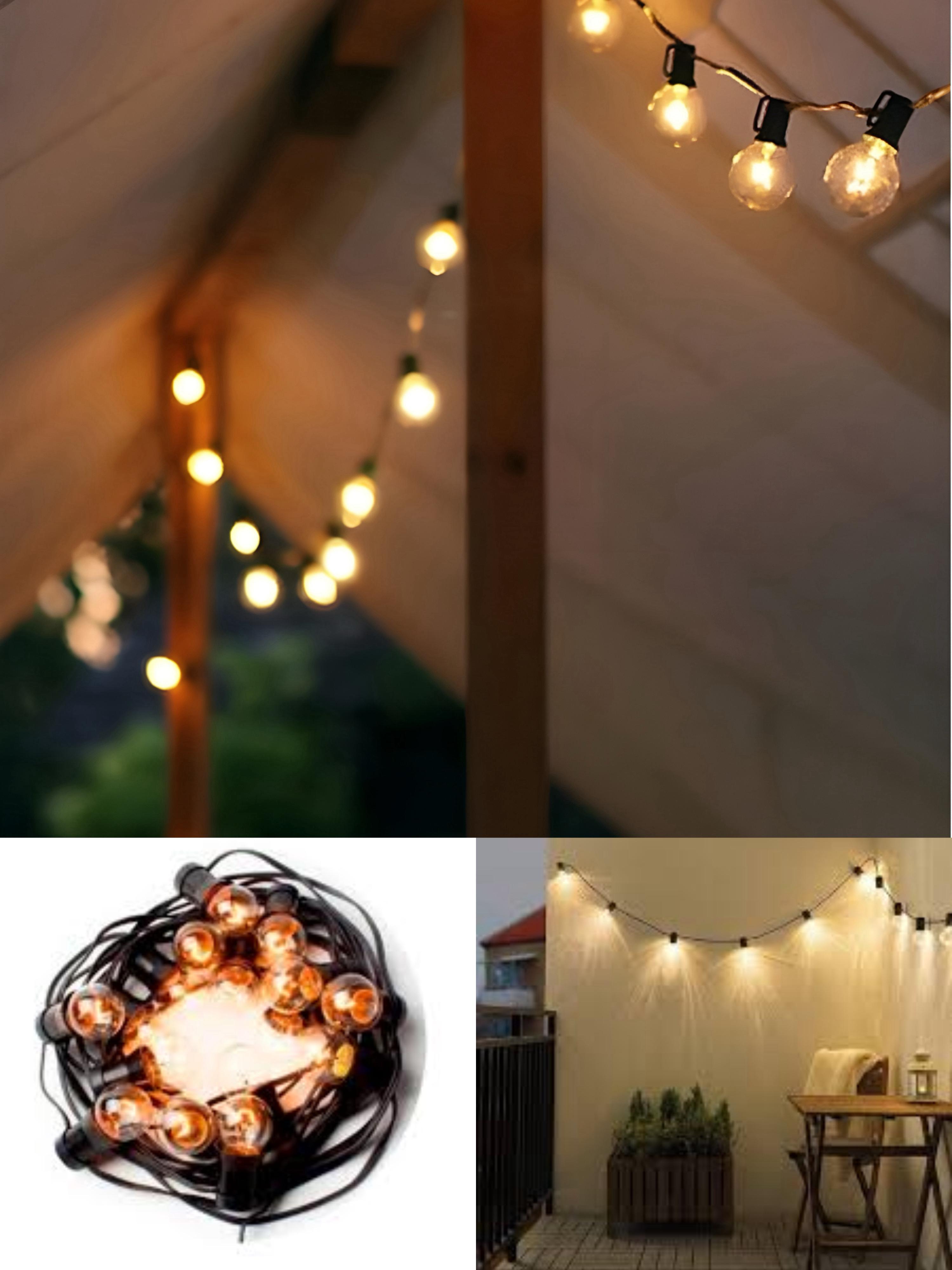 GUIRNALDA DE LUCES KERMESSE 10MTS PARA EXTERIOR