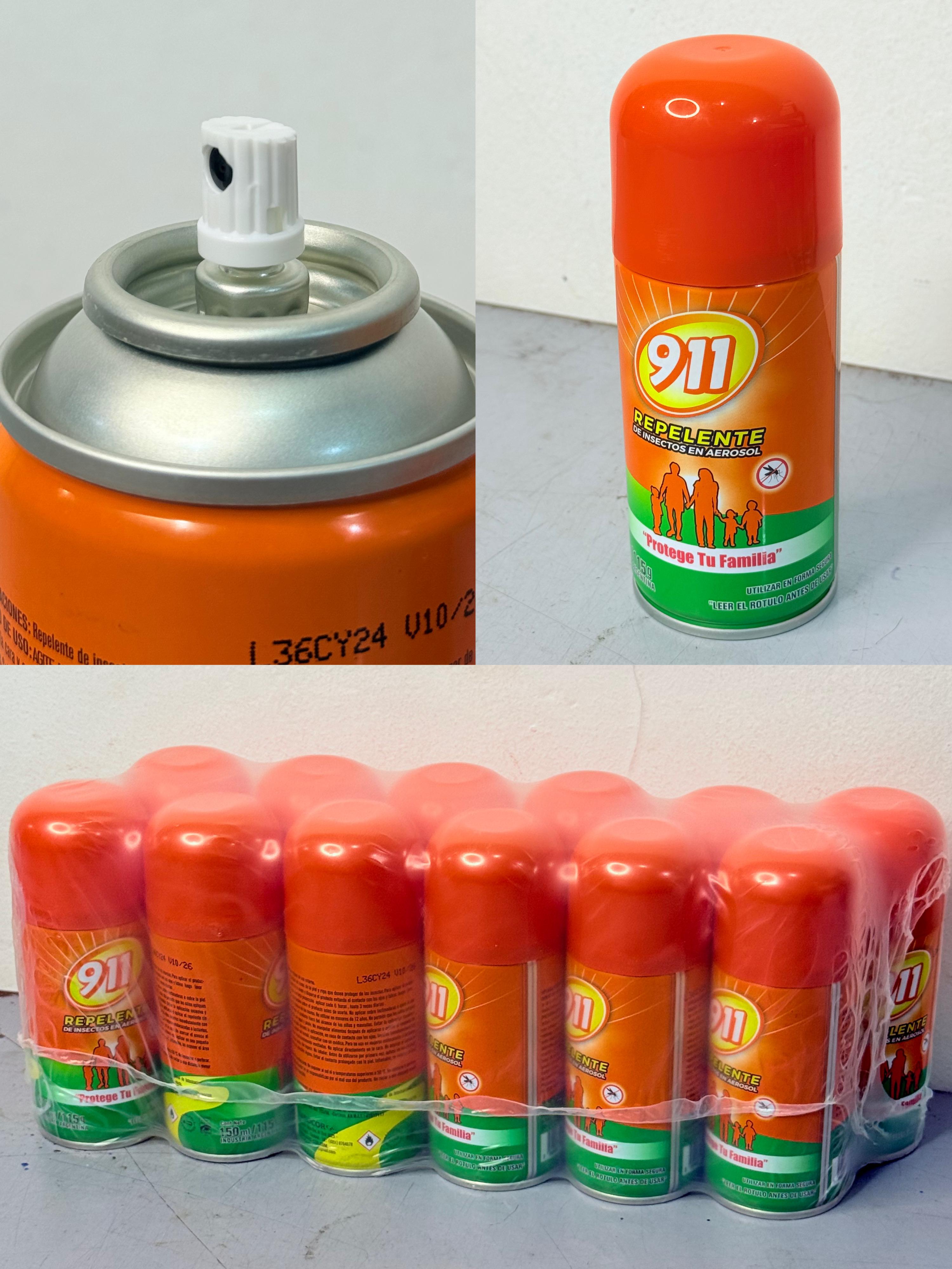 REPELENTE DE INSECTOS EN AEROSOL 911