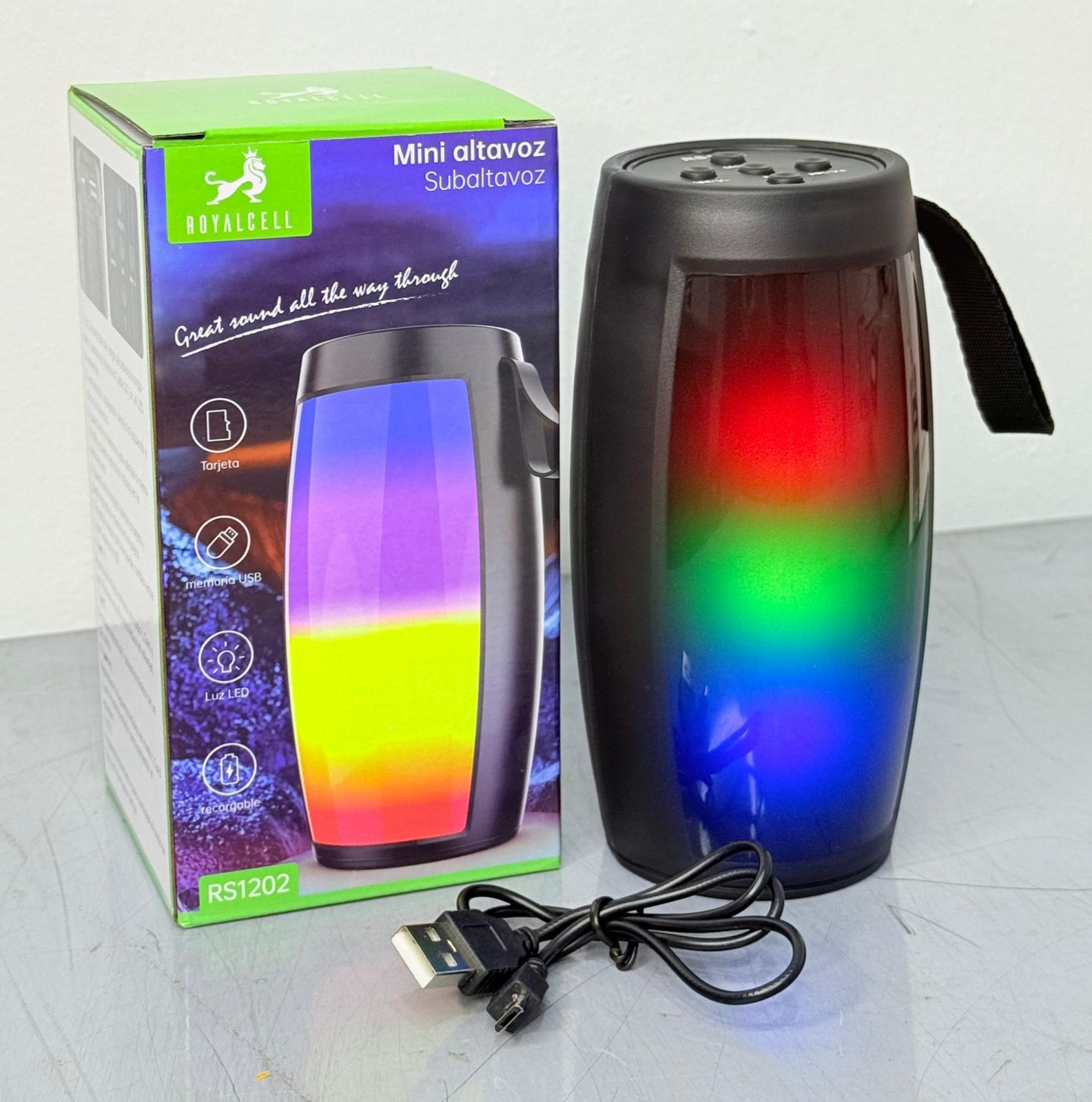 MINI PARLANTE RGB ROYALCELL