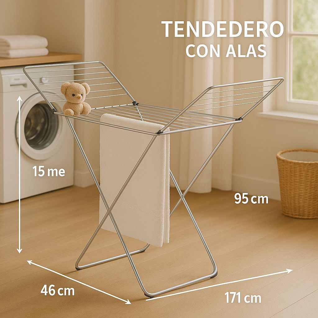 TENDEDERO CON ALAS HOGAR ACTUAL