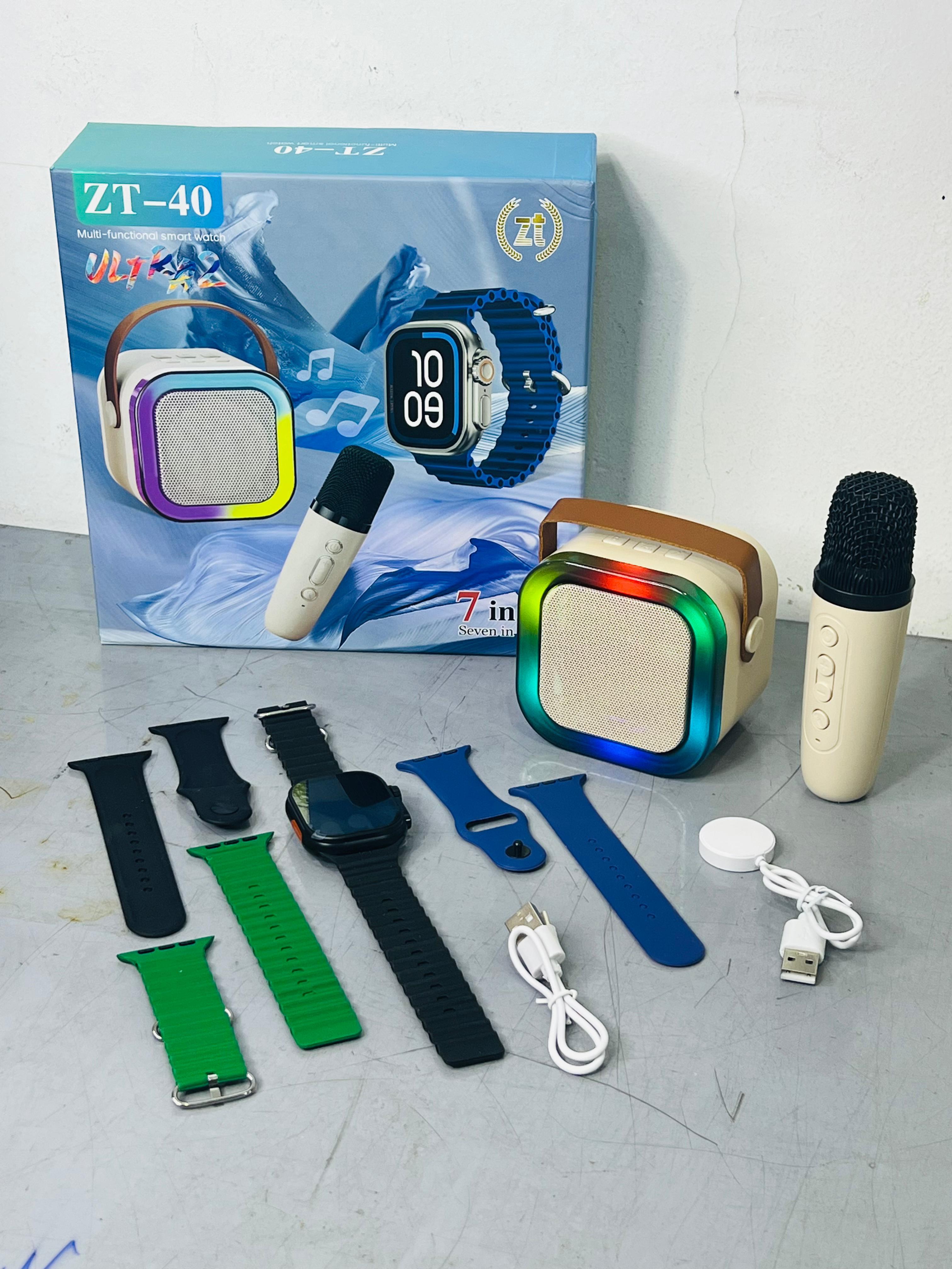 COMBO RELOJ SMART 5 MALLAS + PARLANTE K12