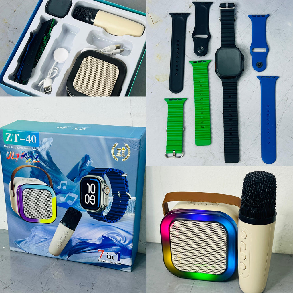 COMBO RELOJ SMART 5 MALLAS + PARLANTE K12