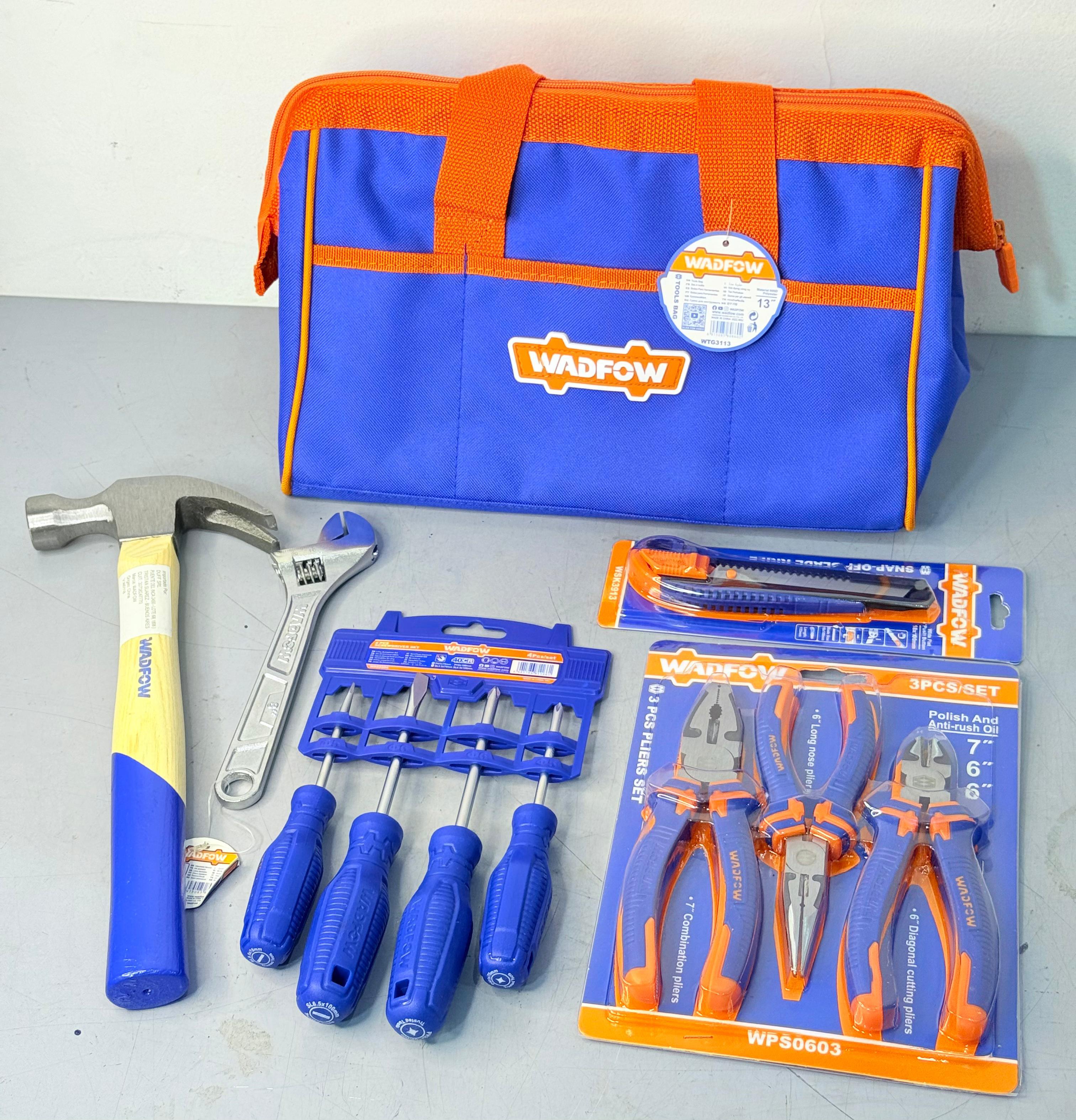 COMBO BOLSO DE HERRAMIENTAS WADFOW 6 PCS