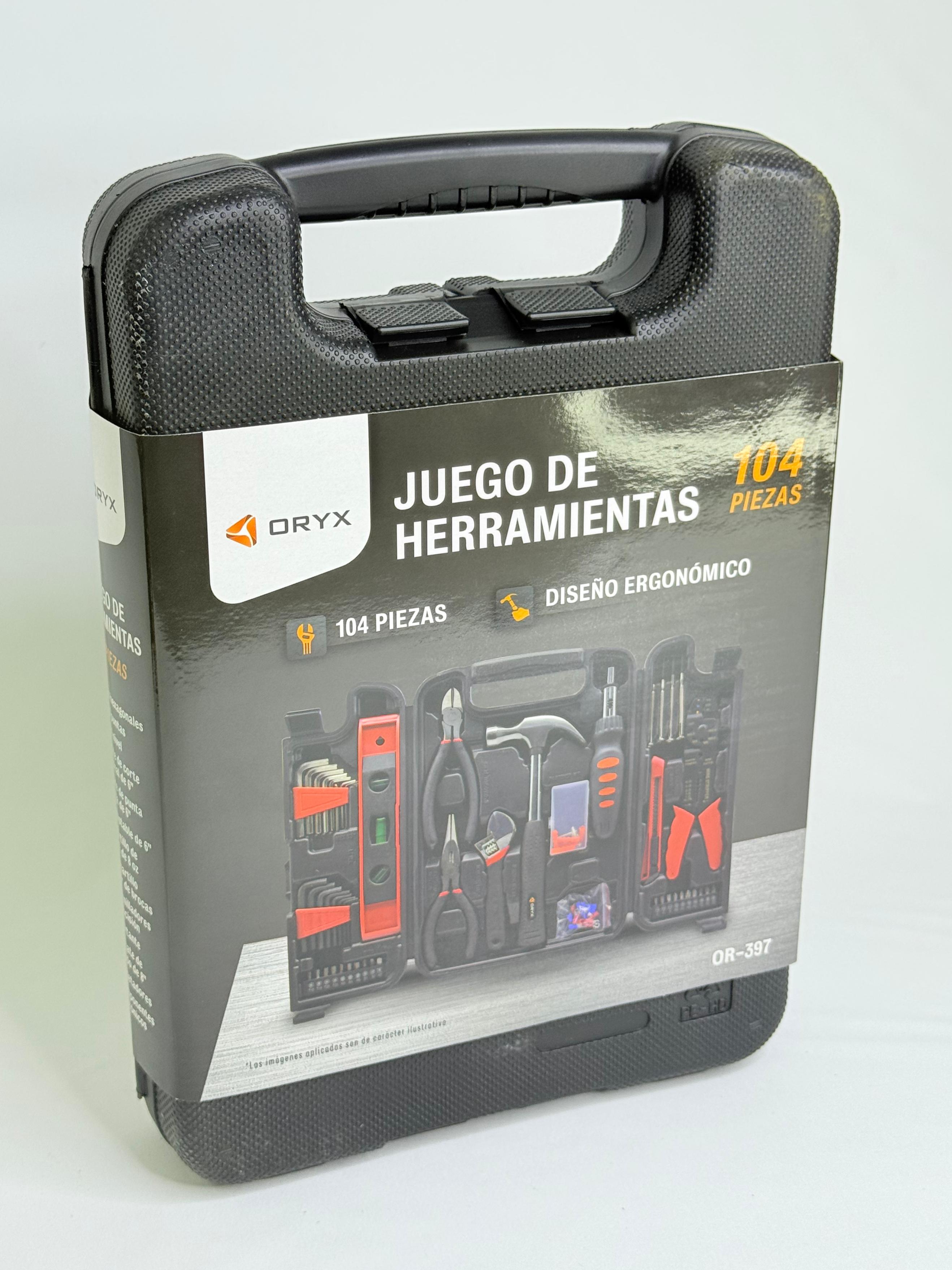 MALETÍN DE HERRAMIENTAS ORYX | 104 PCS