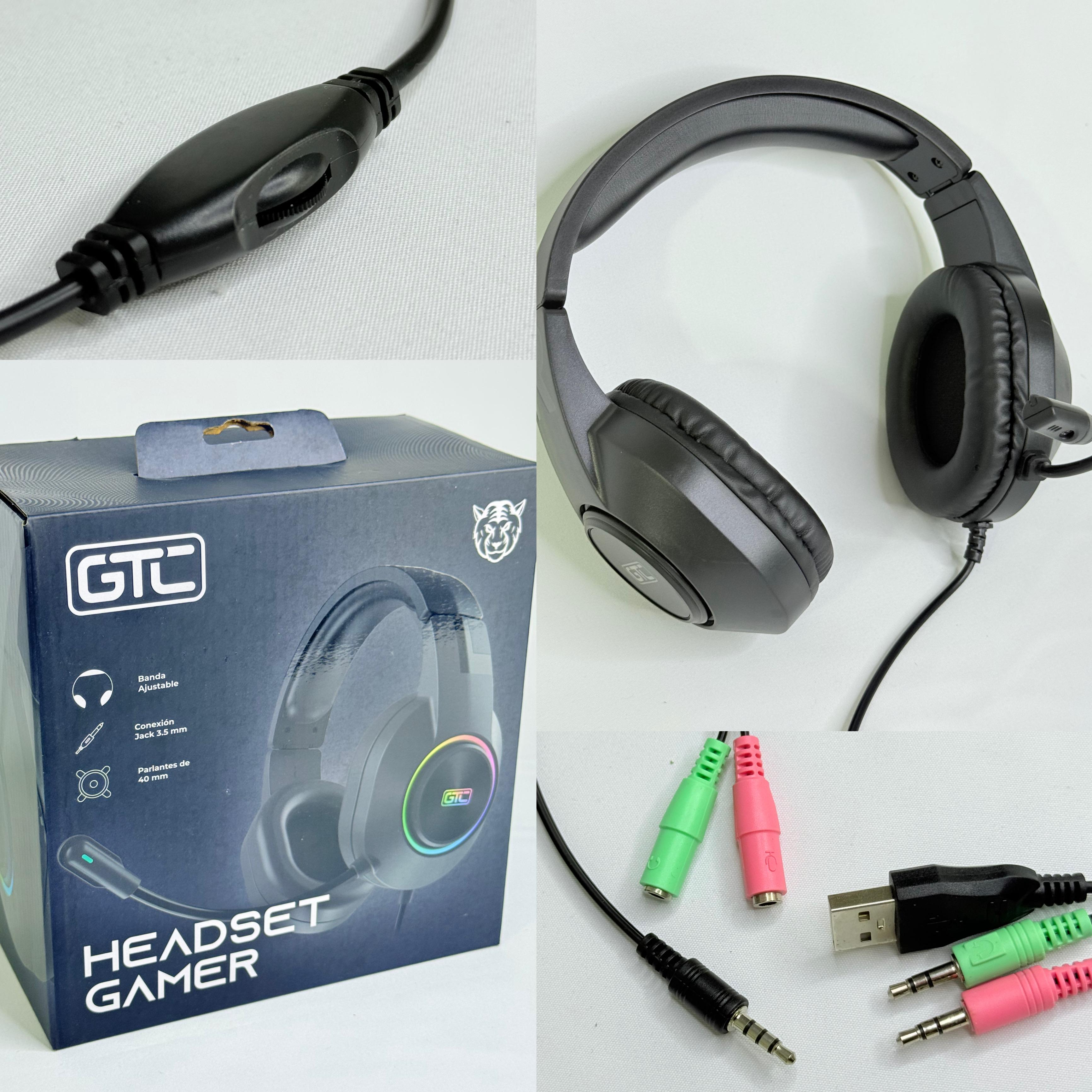 AURICULAR GAMER CON MICRÓFONO GTC